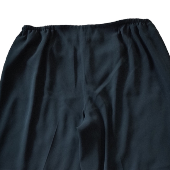 Talbots Women's Petites Black Side Zip Trousers Size 16W - Picture 9 of 9